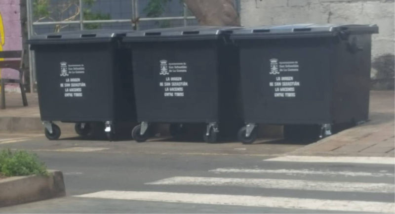 Suministro de contenedores para residuos urbanos ayuntamiento de san Sebastián de la gomera