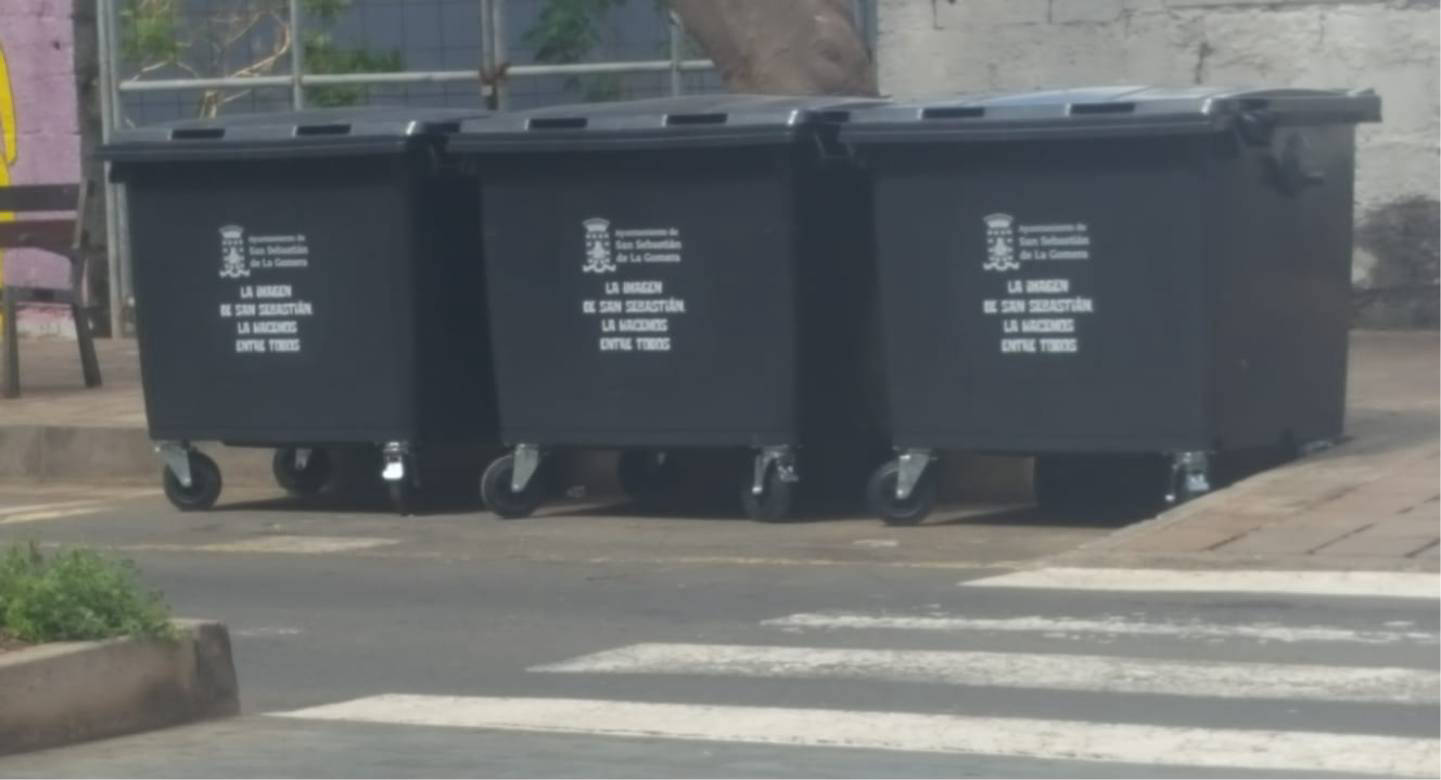 Suministro de contenedores para residuos urbanos ayuntamiento de san Sebastián de la gomera