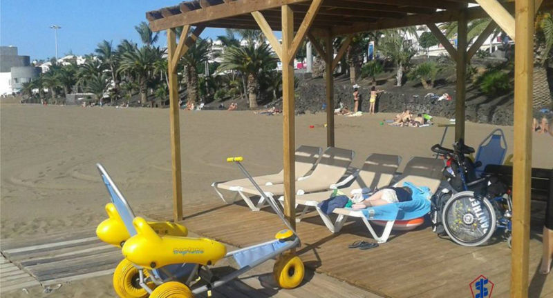 Solarium para personas con discapacidad – Lanzarote